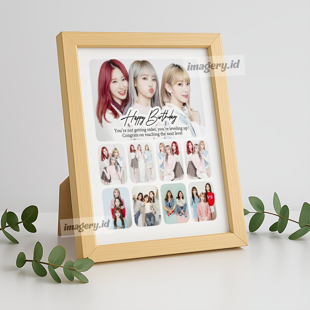 Jual Kado Custom Cetak Foto Kolase + Frame 8R Hiasan Meja Minimalis ...