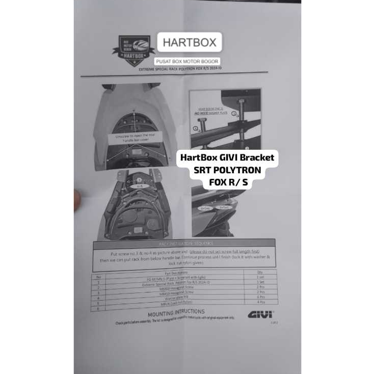 Jual SRT POLYTRON FOX R/ S | SRT Special Rack Tech FOX R FOX S 2024 ...