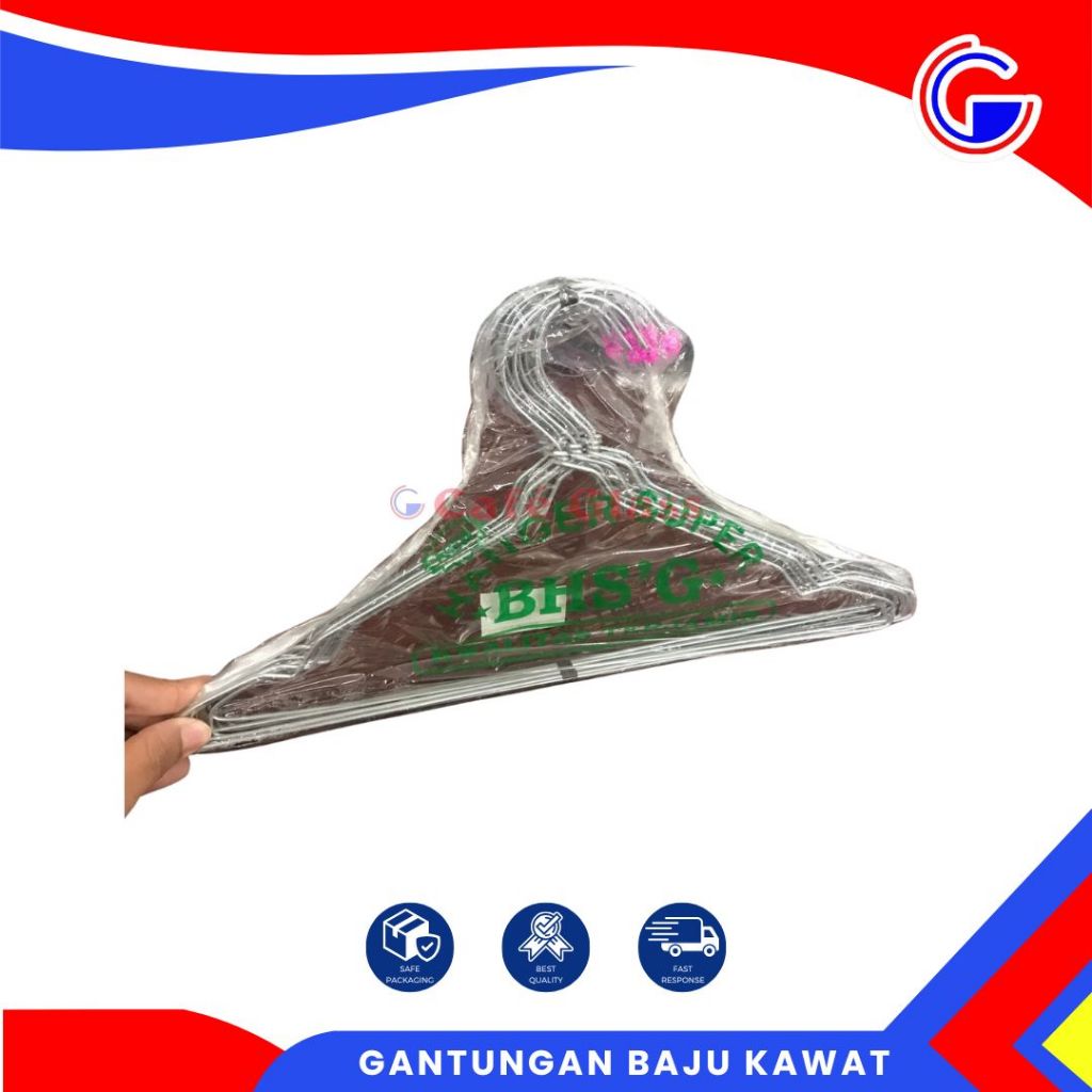 Hanger Baju Kawat Anak Isi 12 Pcs I Gantungan Pakaian I Gantungan Baju Kawat