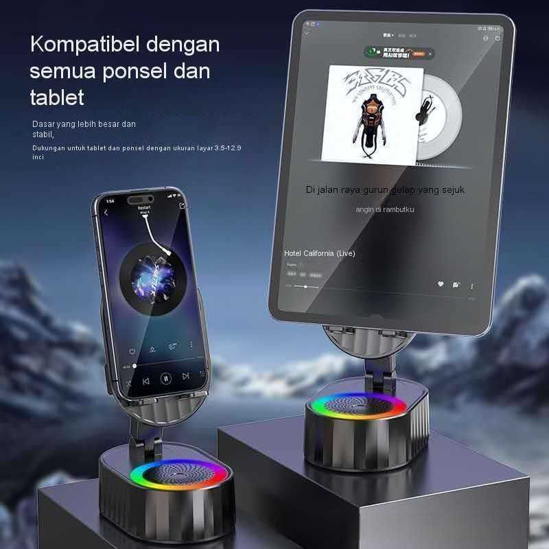 Jual Phone Holder Speaker Audio Bluetooth Wireless 3in1 PowerBank ...