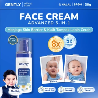 GENTLY Baby Face Cream Advanced 5-in-1 dengan 5x Ceramide dan 8x Hyaluronan