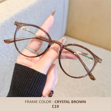 Eggry Eyewear Kacamata Anti Radiasi Minus Lensa Anti Blueray Photocromic Material TR 90 Metal