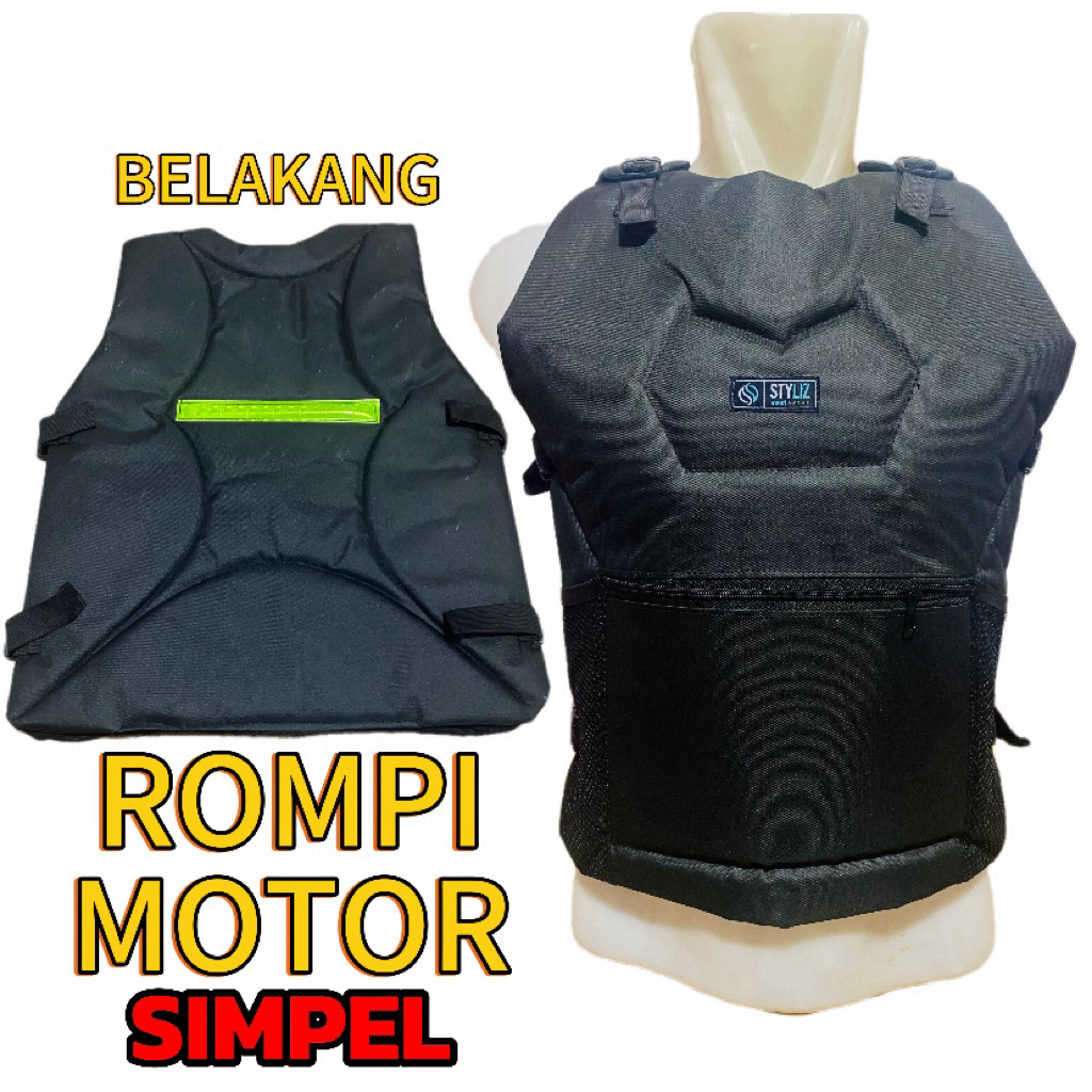 Jual ROMPI MOTOR SIMPEL / ROMPI TOURING / ROMPI PELINDUNG DADA / BODY ...