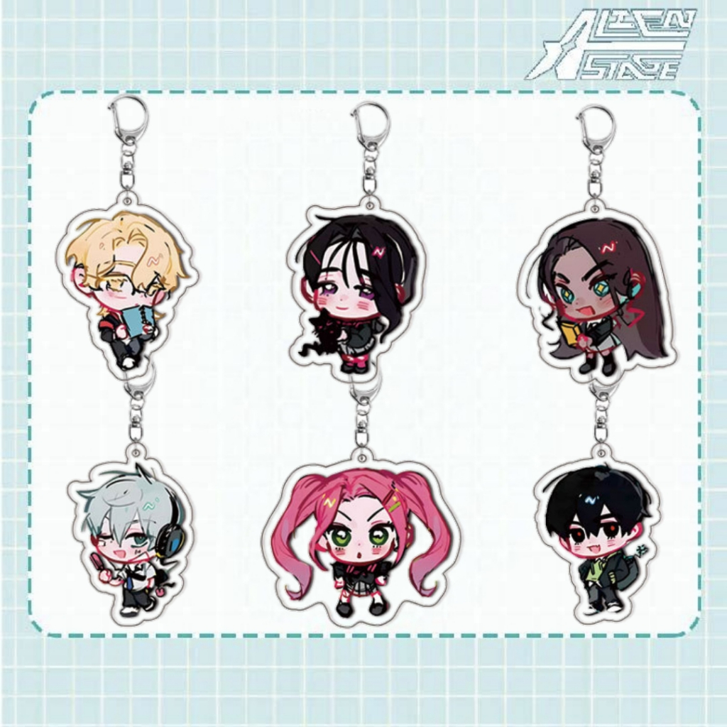 Jual Gantungan Kunci Mizi Sua Alien Stage Akrilik Transparan Keychain ...