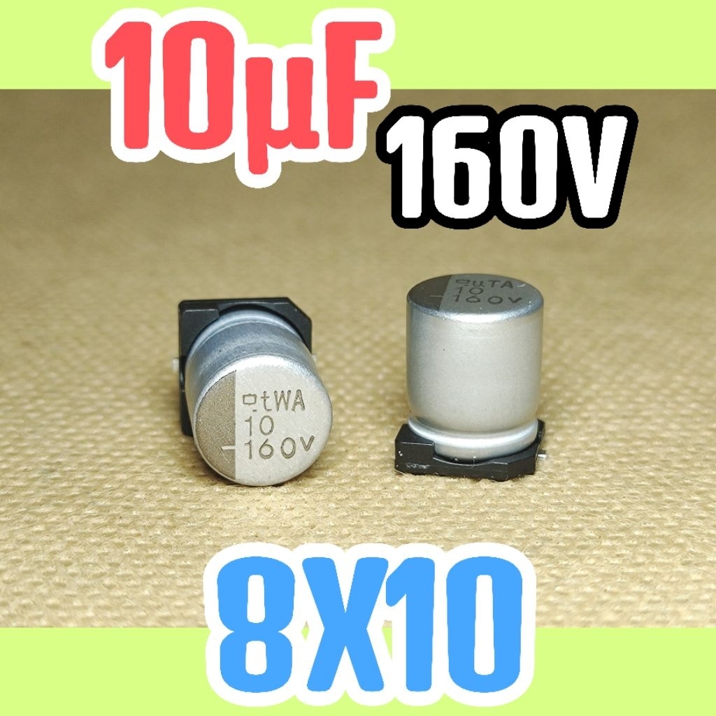 Elko Kondensator axial Nichicon TVX2E100MCD 10uF 250V 10x21mm NEW [2 pcs] #B3