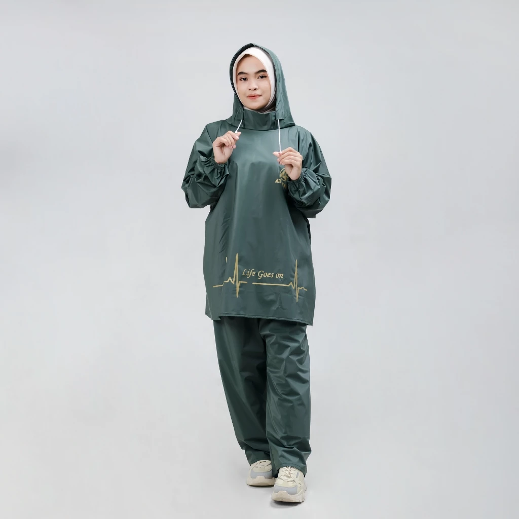 Jas Hujan Model Hoodie Pria/Wanita - Gallery