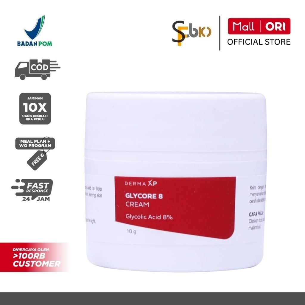 Jual Derma XP Glycore 10% Cream Isi 10 Gram Tube | Shopee Indonesia