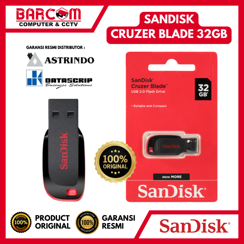Jual SANDISK CRUZER BLADE 32GB USB2.0 LAPTOP COMPUTER WINDOWS MAC ...