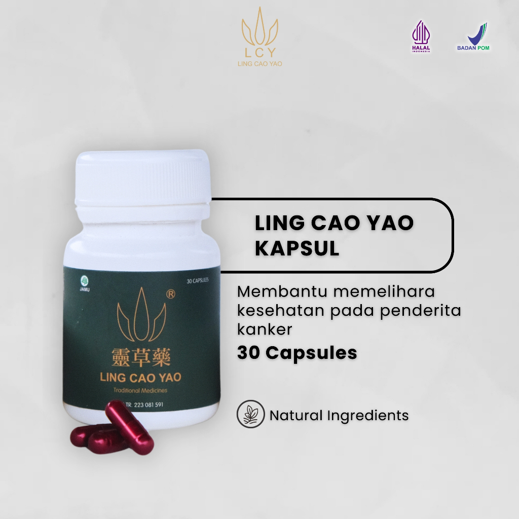 LING CAO YAO Kapsul - Solusi Kista, Miom, Gangguan Hormonal, Tiroid, Kanker