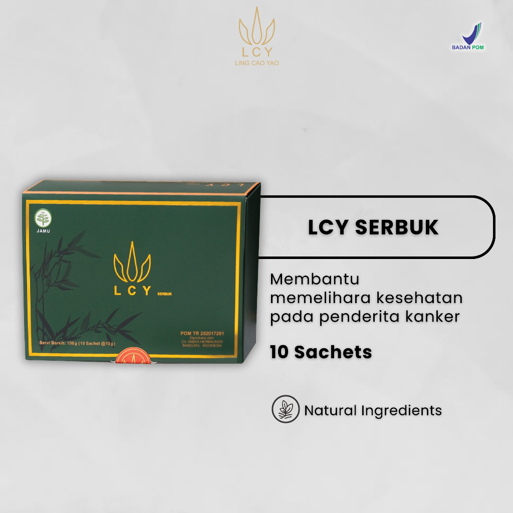 LCY LING CAO YAO Serbuk - Obat Kanker, Kista, Miom, Tumor