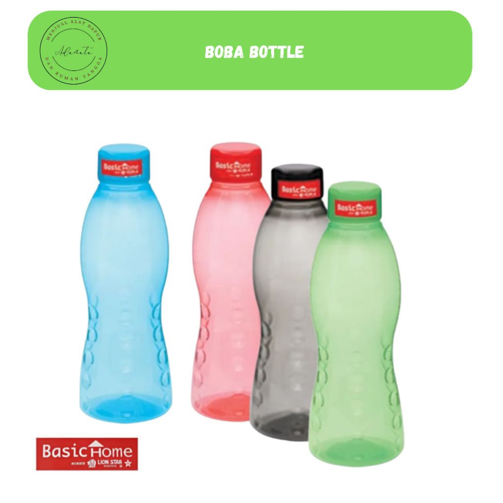Jual Botol Air Minum Boba Bottle 600ml BPA Free - Basic Home | Shopee ...
