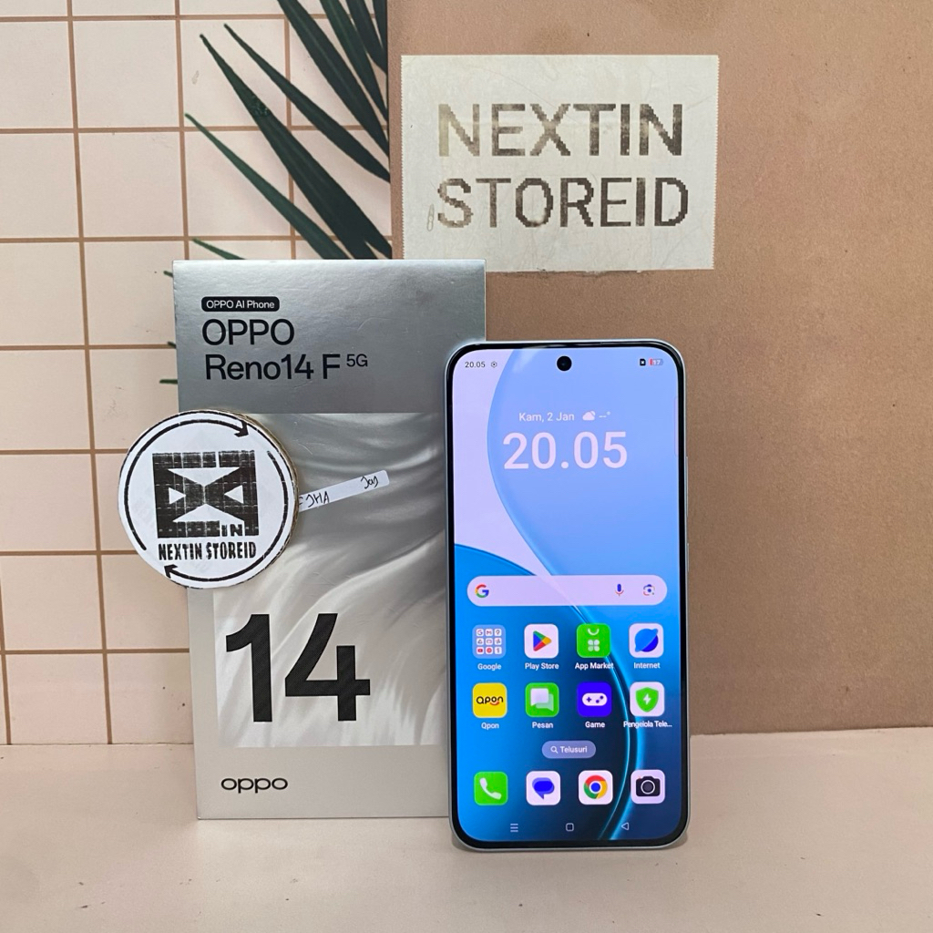 Jual OPPO RENO 14F 5G 8/128 8/256 12/256 SECOND FULLSET | Shopee Indonesia