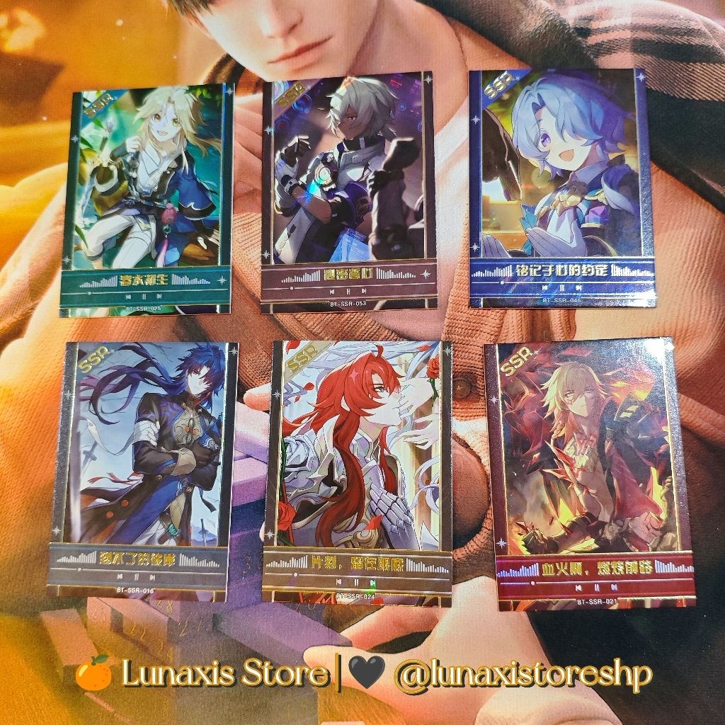 Jual Kartu Koleksi Honkai Star Rail Rarity SSR Collectibles