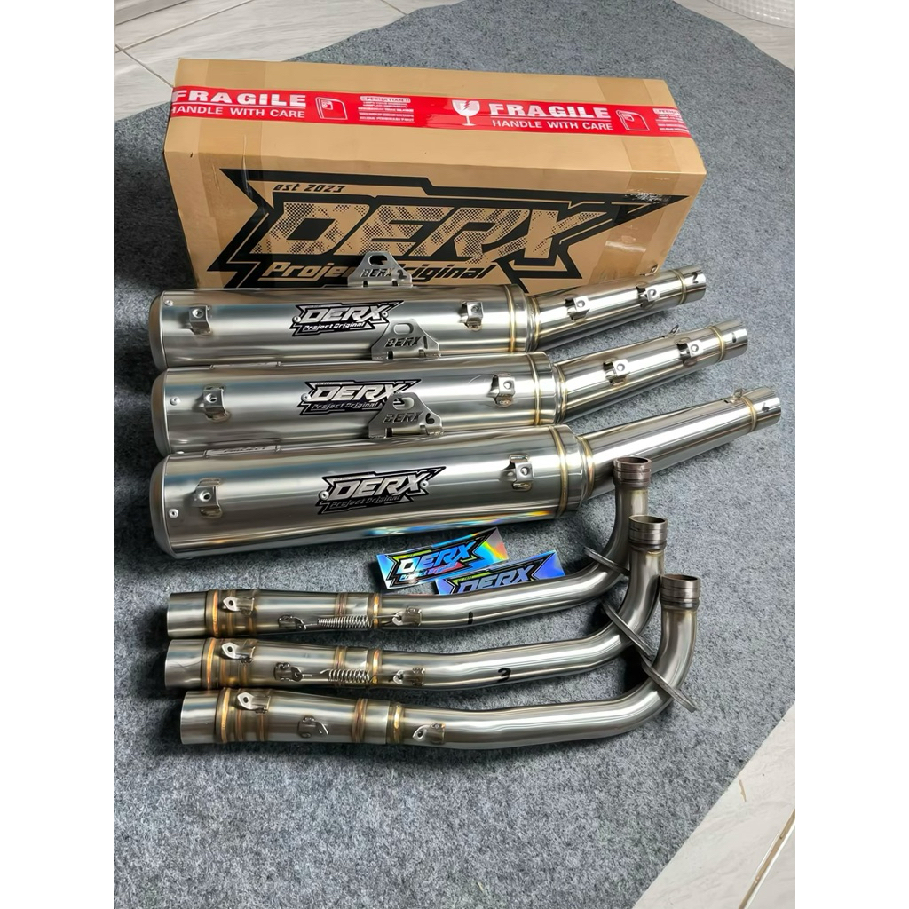 Jual Knalpot standar racing DERX PROJECT full stainless jupiter ,vega ...
