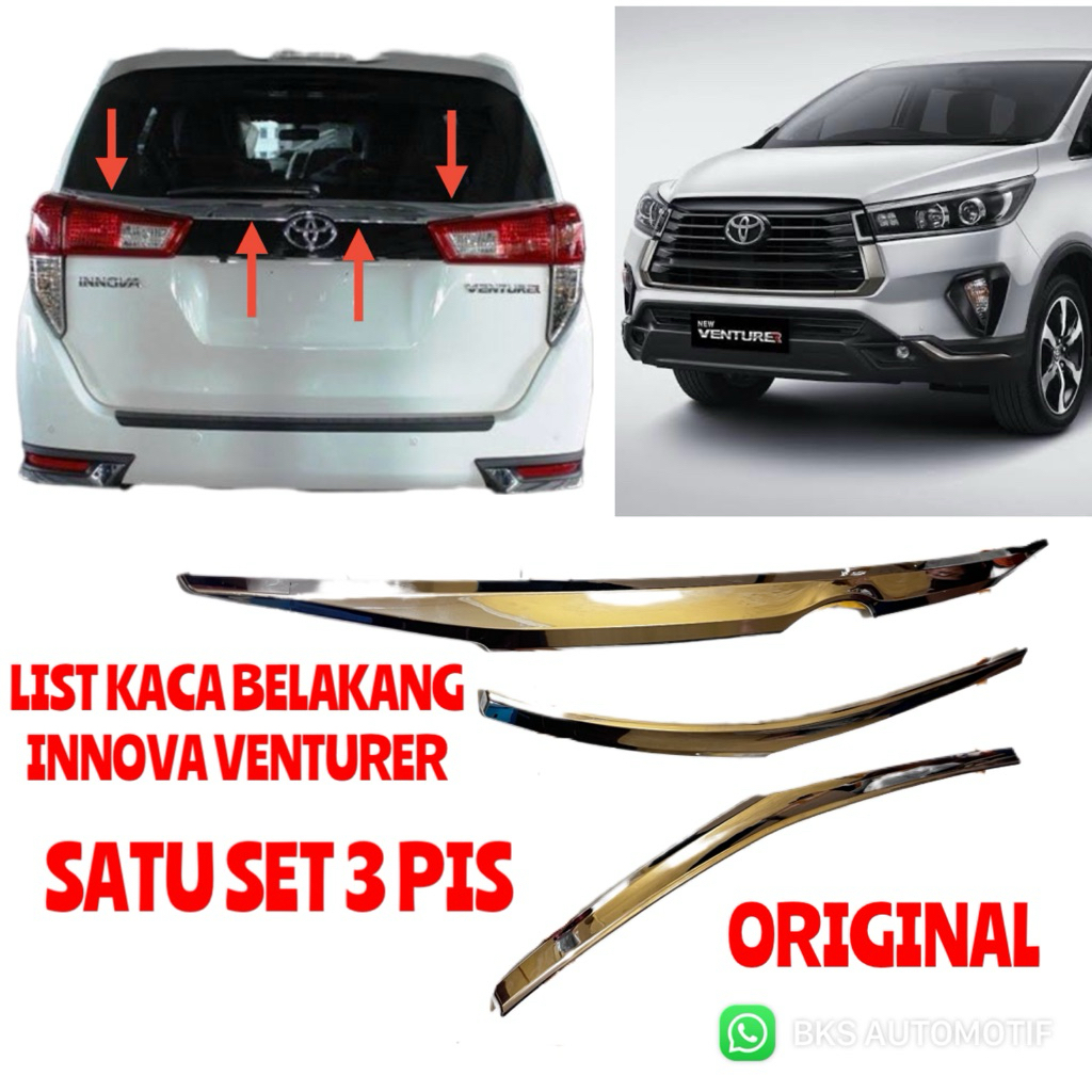 Jual LIST KACA BELAKANG INNOVA VENTURER ORIGINAL | Shopee Indonesia