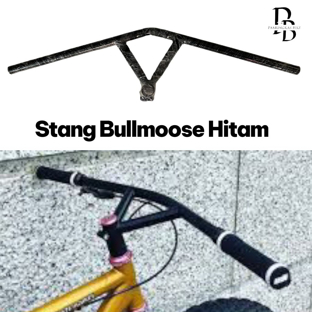 Jual Stang sepeda bullmoose handlebar lebar hitam fixie federal MTB ...