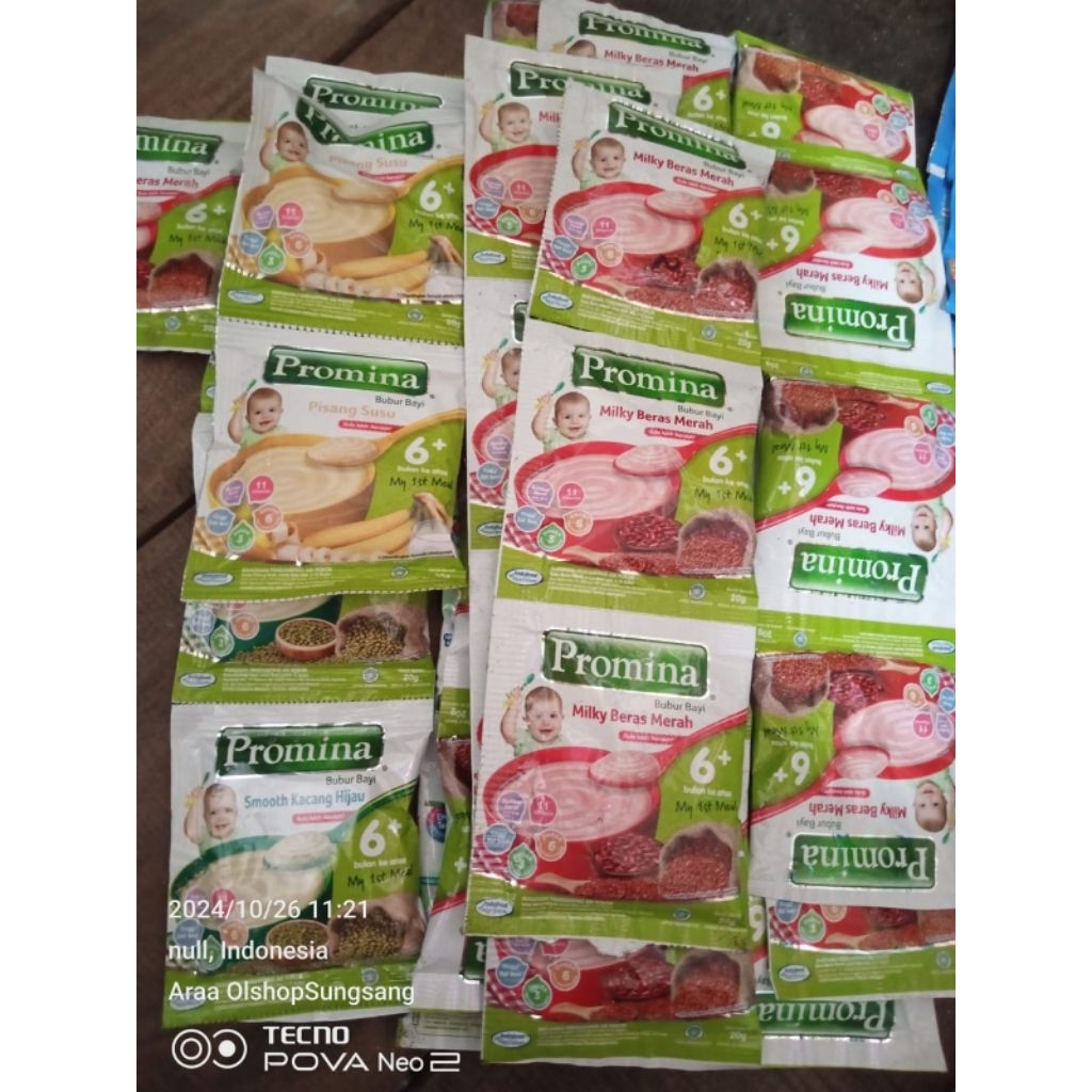 Jual PROMINA BUBUR BAYI MPASI 6+ ISI 8 SACHET UNTUK 1 RENCENG | Shopee ...
