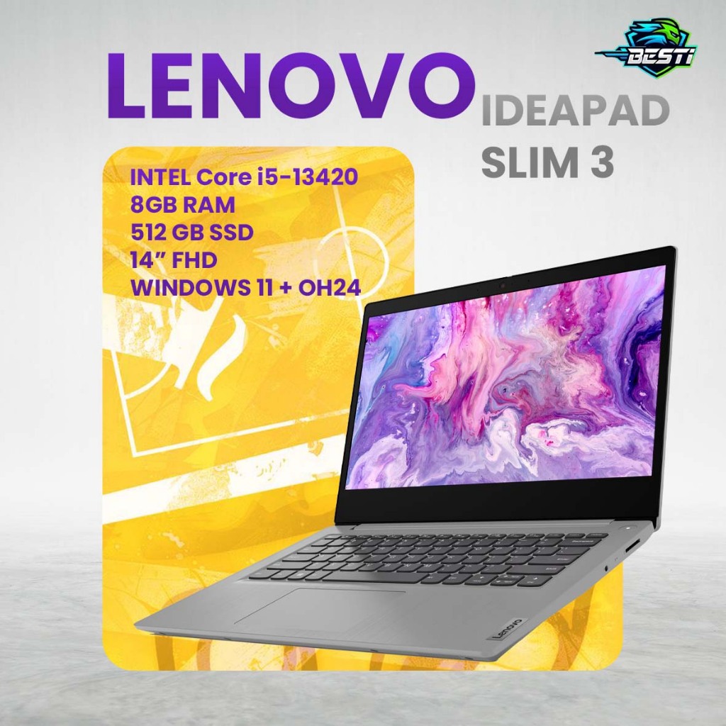 Jual Laptop Lenovo IP Slim 3i Intel i5-13420H 8GB RAM 512GB SSD Windows ...