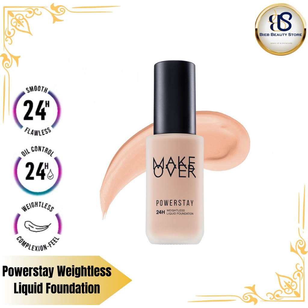 Jual Make Over Powerstay Weightless Liquid Foundation / Foundation Make ...