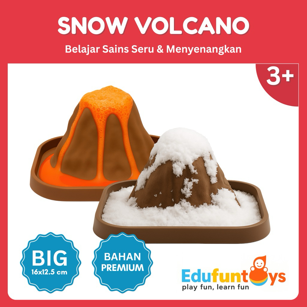 Jual [EDUFUNTOYS] Volcano Eruption Science set Gunung Meletus DIY Lava ...