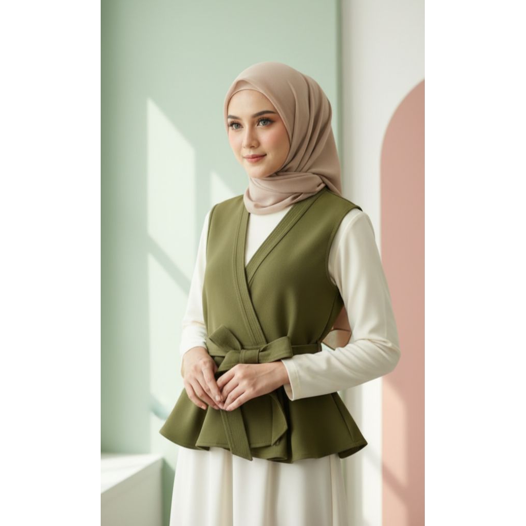 Jual us-vest scuba wanita korean style elegan terbaru rompi perempuan ...