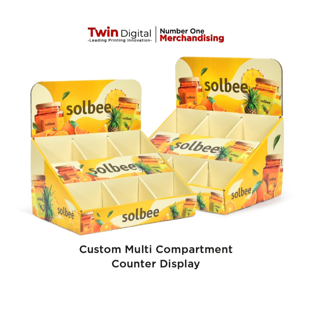 Jual Twindigital Custom Multi Compartment Counter Display - Cetak ...