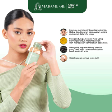 Madame Gie Necessity Micellar Water 300ml Make Up Remover Cleansing Water For All Skin Type