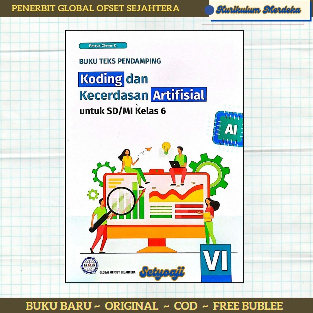 Jual Buku Teks Pendamping Koding dan Kecerdasan Artifisial SD/ MI Kelas ...