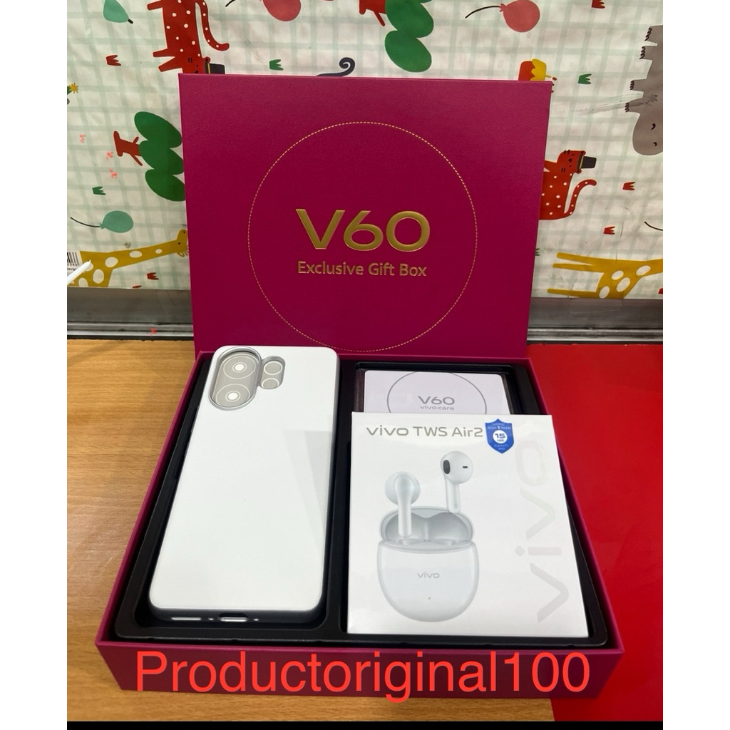 Jual Gift Vivo V60 Exclusive Gift Box v60 vivo Tws Air2 Original ...