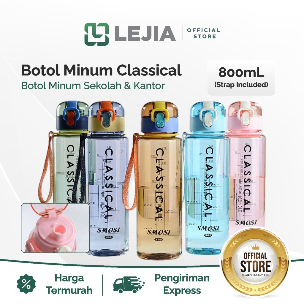 Jual Botol Minum Classical 800ML / Botol Minum Viral / Botol Minum ...