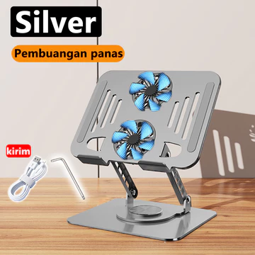 QIJIA Stand Laptop Stand Penyangga Laptop Stand Holder Lipat Adjustable Anti Slip Untuk Laptop