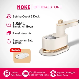 Noke 2in1 Mini Setrika Uap Lipat Cepat Panas
