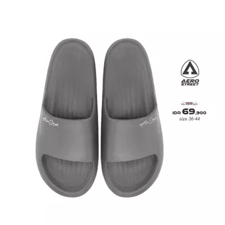 Aerostreet 39-44 Ceilo Abu - Sandal Sendal Selop Slip On Casual Pria Wanita Aero Street 21ABA0