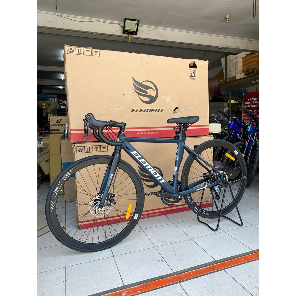 Jual SEPEDA BALAP / ROADBIKE / ROAD BIKE 700 ELEMENT FRC 50 EVO 2 x 9 ...