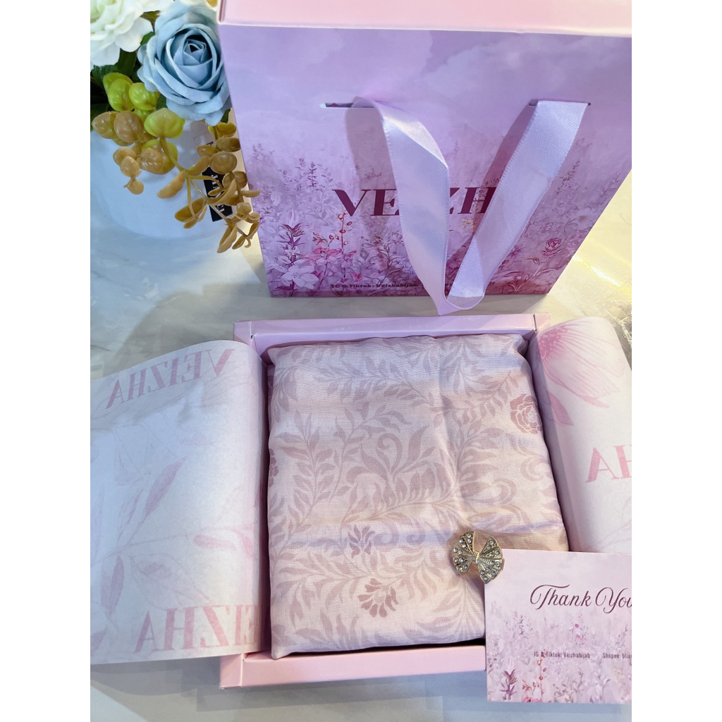 HiJab Gift Premium Exclusive UK Standar Free Bros Dan Card Ucapan