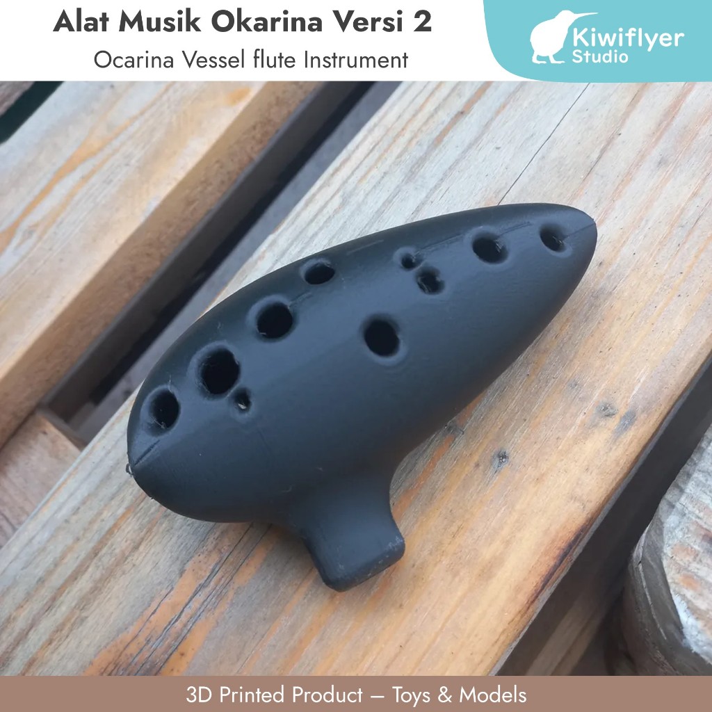 Jual Alat Musik Okarina 12 Lubang - 12 Hole Ocarina Vessel flute ...