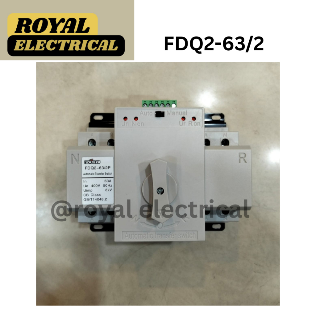 Jual Fort Automatic Transfer Switch / 63A/ 2P - Type FDQ2-63/2 | Shopee ...