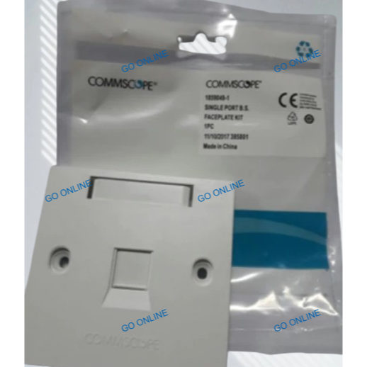 Jual Faceplate 1Hole Commscope / Faceplate 1Port AMP Commscope | Shopee ...