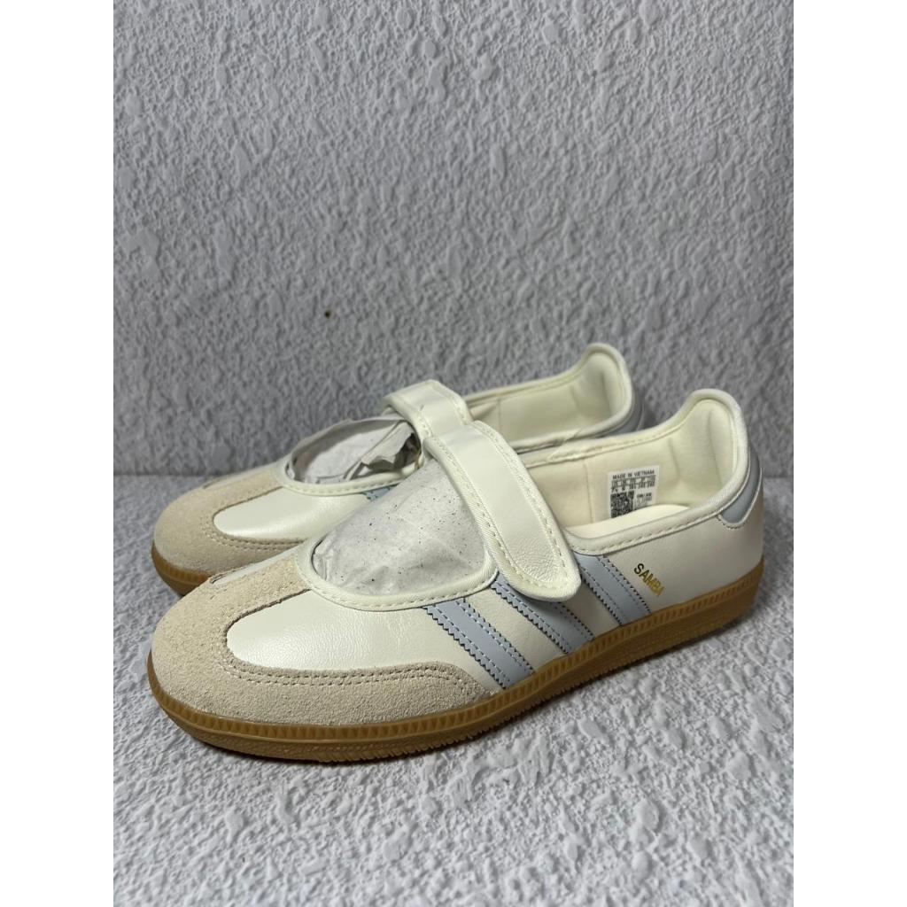 Jual ADIDAS SAMBA JANE CLOUD WHITE HALO BLUE ORIGINAL SKU JR7339 ...