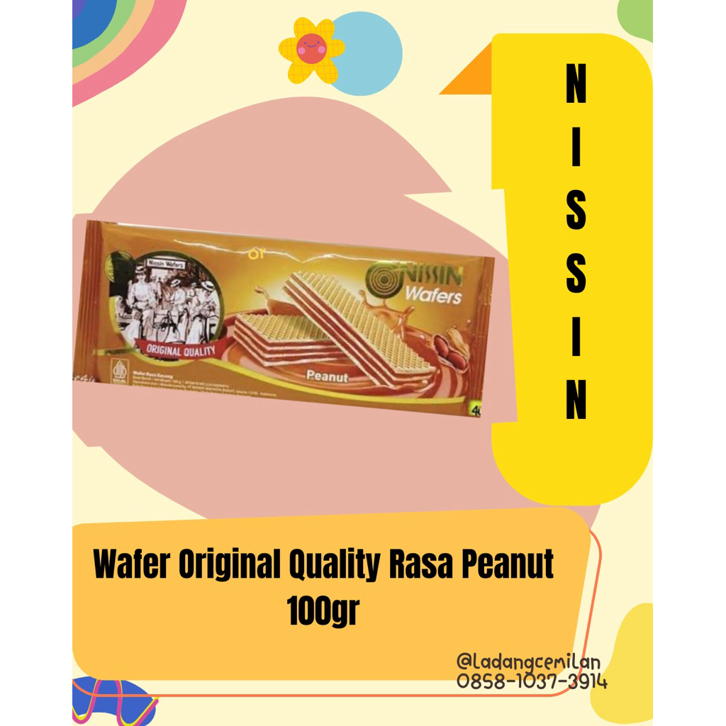 Jual Wafer Nissin Rasa Peanut (kacang) 100gr | Shopee Indonesia