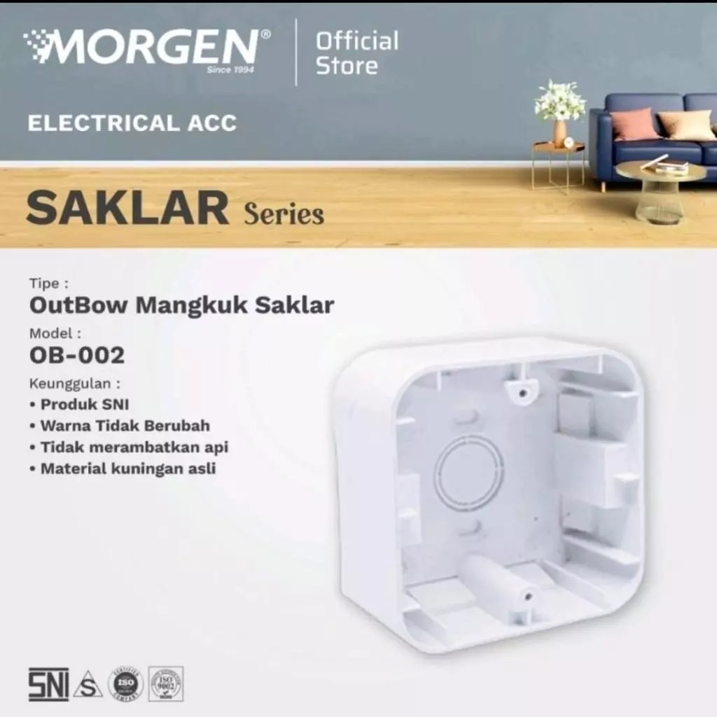 Jual Morgen Outbow Dos OB Dus MG-OB 002 Outbowdus Box Saklar / Saklar ...
