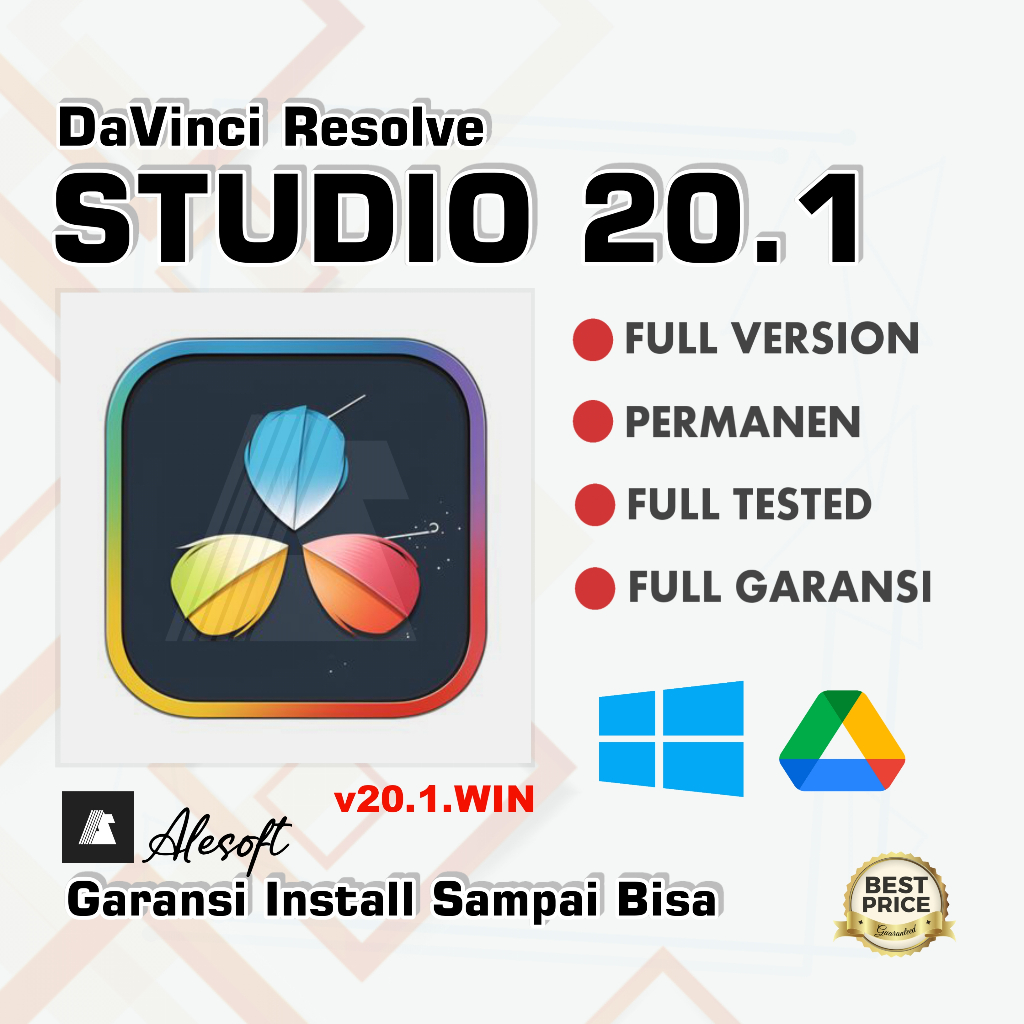 Jual DaVinci Resolve Studio 20 v20.1.WIN Full Version Terupdate + Video ...