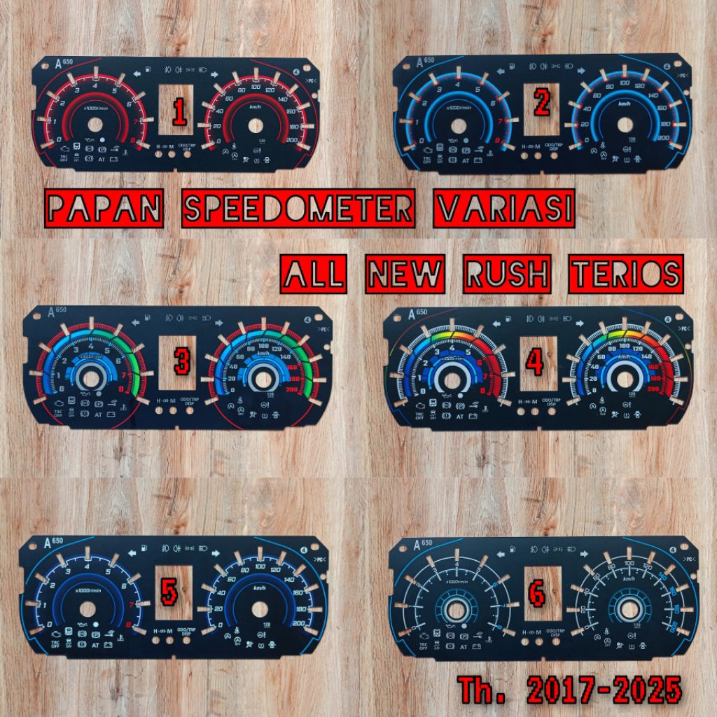 Jual Speedometer Variasi Mobil Toyota All New Terios/Rush (2018-2021 ...