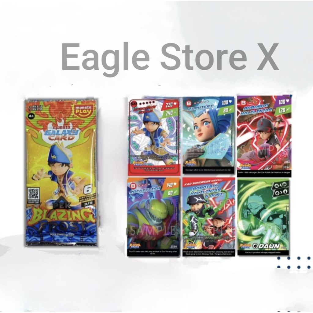 Jual Monsta Galaxy Card SR AR Pek Heroes Unite Blazing Frost : Super ...