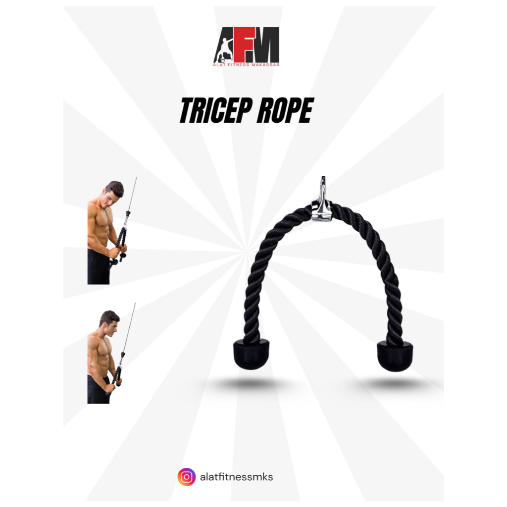 Jual Tricep Rope Premium | Tali Latihan Otot Trisep | Triceps Ropes ...
