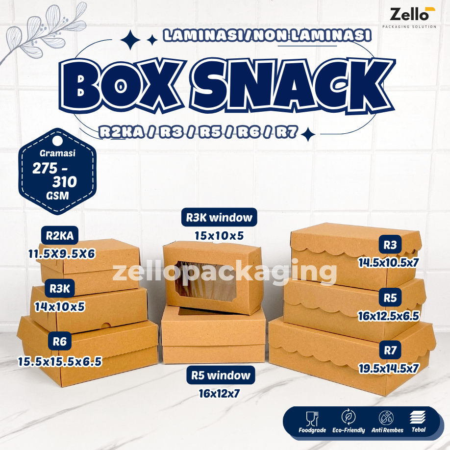 Jual Kotak Snack Box Kue Kemasan Jajan Renda Jendela Polos Roti Makanan ...