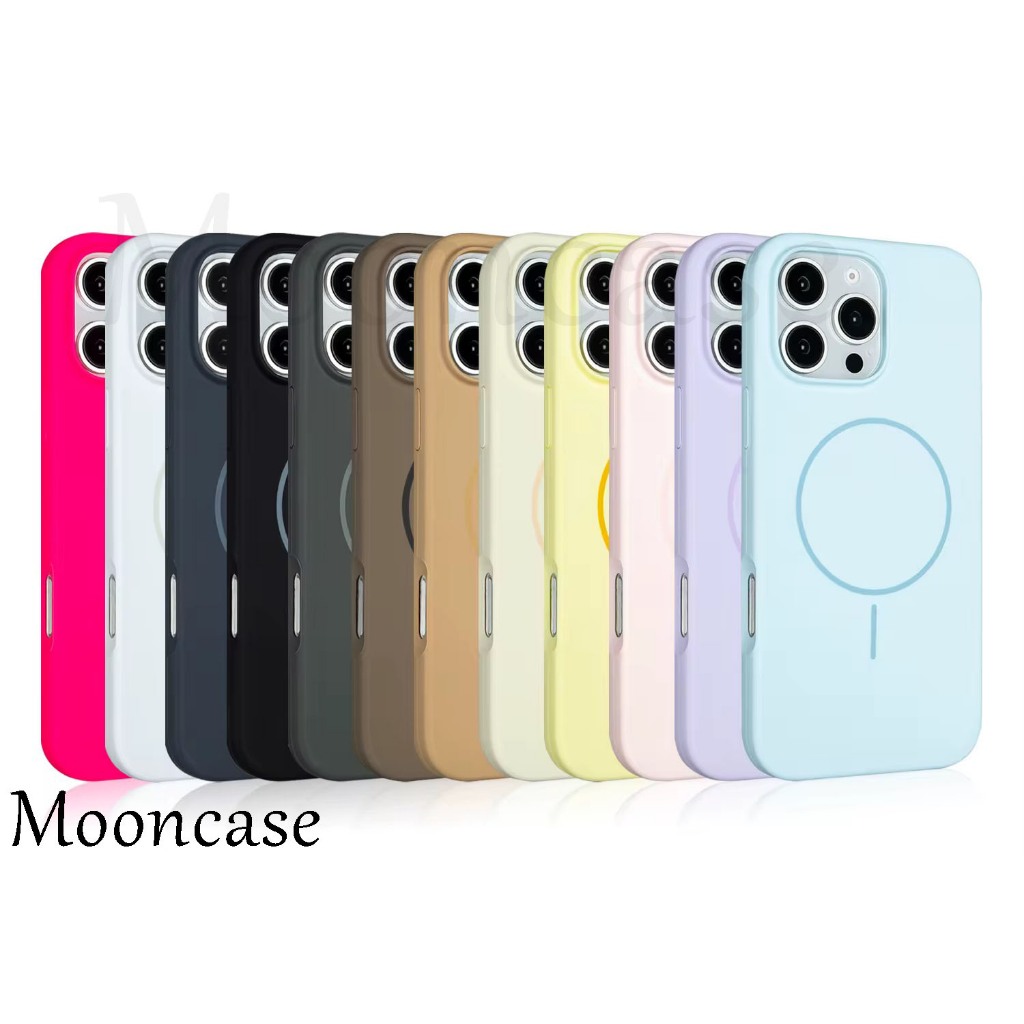 Jual MOONCASE (2-4) Magsafe Silicone Case Premium IPhone 11 12 13 14 15 ...