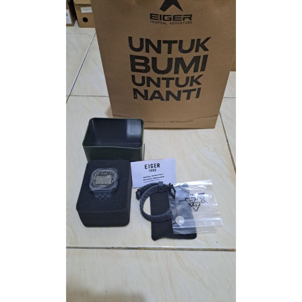 Jual Eiger Lifestyle Watch Everyday Outdoor Grey | Shopee Indonesia
