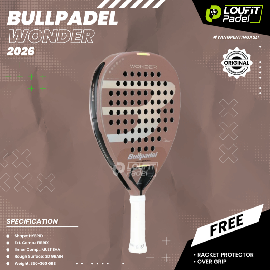 Jual Racket Padel BULLPADEL WONDER (2026) by Claudia Fernández | Raket ...