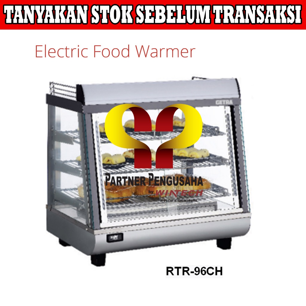 Jual GETRA RTR-96CH Display / Cabinet Food Warmer Mesin Penghangat Roti ...